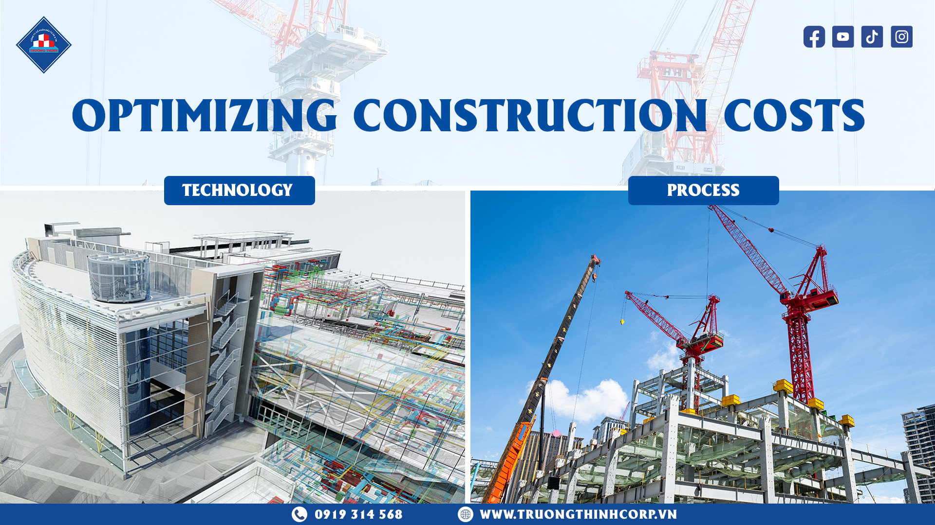 Optimizing Construction Costs Technology Process